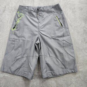 Royal Racing Cruiser Shorts Womens Size Medium Grey Black Zippers